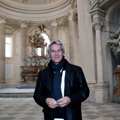 Claudio Baglioni nella Cappella di Sant'Uberto