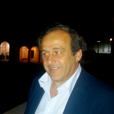 Michel Platini alla Reggia di Venaria